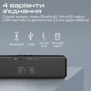 Бездротова акустична система Promate capsule-2.black