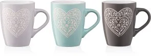 Фото: Чашка Ardesto Heart 330ml Gray (AR3467DGR) № 6 | KTC