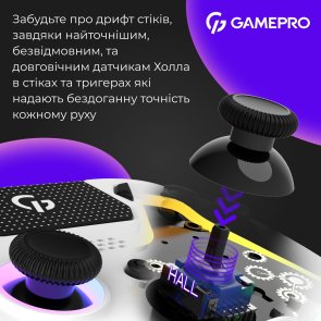 Геймпад GamePro GPS20W Wireless White
