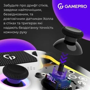Фото: Геймпад GamePro GPS20W Wireless White № 7 | KTC