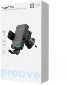 Фото: Кріплення для мобільного телефону Proove Sonic Pro 15W Black (WHSP15002001) № 2 | KTC