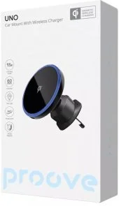 Фото: Кріплення для мобільного телефону Proove UNO 15W Black (WHUN15002001) № 2 | KTC