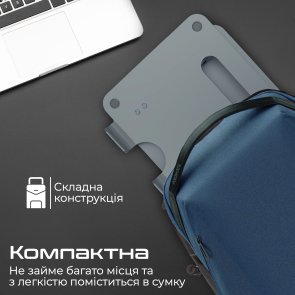 Підставка для ноутбука Promate Deskmate-7 Grey (6959144062846)