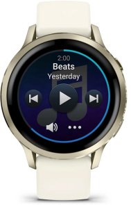 Смарт годинник Garmin Venu 4 - 41 mm Lunar Gold with Bone Silicone Band (010-03013-00)