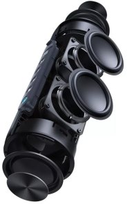 Колонка Baseus AeQur 30 Air gray Bluetooth 5.3 (15Вт) Black