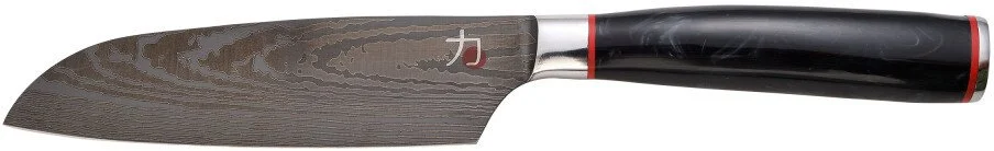 Фото: Ніж кухонний сантоку Bergner MasterPro Tetsu 12.5cm Black (BGMP-4129-MBK) № 4 | KTC
