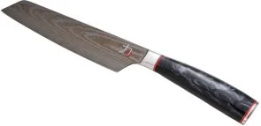 Фото: Ніж кухонний кухарський Bergner MasterPro Tetsu 20cm Black (BGMP-4127-MBK) № 4 | KTC