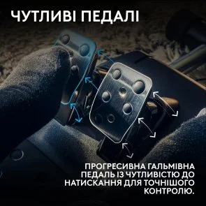 Фото: Кермо Logitech G923 for PS/PC Black (941-000149) № 11 | KTC