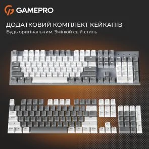 Фото: Клавіатура GamePro Genesis Metallic MK144G Red Switches USB Grey № 13 | KTC