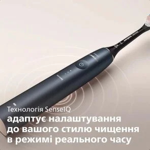 Фото: Електрична зубна щітка Philips Sonicare DiamondClean Prestige 9900 Series Blue + Travel case (HX9992/12) № 4 | KTC