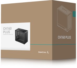Корпус Deepcool CH160 Plus Black with window (R-CH160-BKNGM0-G)