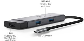 Хаб USB Type-C 5in1 TP-Link UH5020C