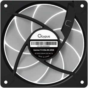 Фото: Кулер Ocypus Gamma F12 Elite ARGB Black 3pcs (GAMMA-F12-BK3AM00E-GL) № 7 | KTC
