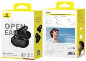Фото: Навушники Baseus Bass 15 Clip Open-Ear Black (A00079500113-00) № 6 | KTC