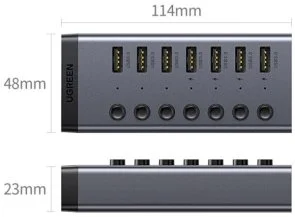 Фото: USB-хаб UGREEN CM481 Grey (90307) № 4 | KTC