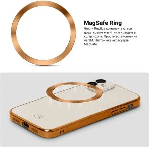 Фото: Чохол ArmorStandart for Apple iPhone 11 - Replica MagSafe Beige Gold (ARM76167) № 4 | KTC