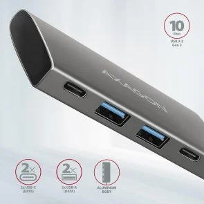Фото: USB-хаб Axagon HMC-4G2 Grey № 5 | KTC