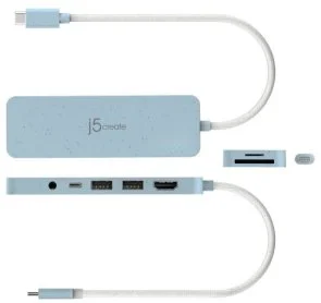 Фото: USB-хаб J5create JCD373EC-N Blue № 3 | KTC