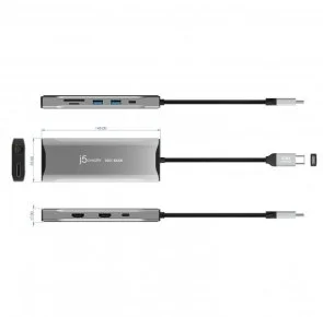 Фото: USB-хаб J5create 9in1 JCD397-N Grey № 3 | KTC