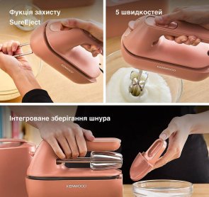 Ручний міксер Kenwood HMP 40.000 RD QuickMix Go (HMP40.000RD)
