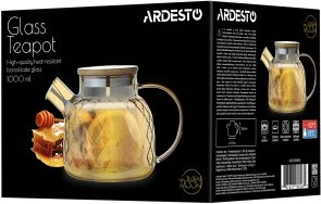 Фото: Заварник Ardesto Golden Moon Diamond 1L Gold (AR3010BBH) № 5 | KTC
