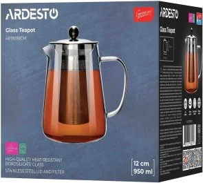 Фото: Заварник Ardesto Gemini Milano 0.95L Clear (AR1909BGM) № 2 | KTC