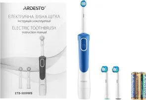Фото: Електрична зубна щітка Ardesto ETB-I009WB Blue/White № 10 | KTC