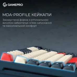 Фото: Клавіатура GamePro Asgard Yord MK266BL WL/BT/USB Blue № 18 | KTC