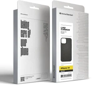 Фото: Чохол ArmorStandart for Apple iPhone 14 - LikeCarbon MagCase Black (ARM66363) № 5 | KTC