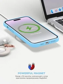 Фото: Чохол ArmorStandart for Apple iPhone 14 Pro - ICON2 MagSafe Sky (ARM68406) № 9 | KTC