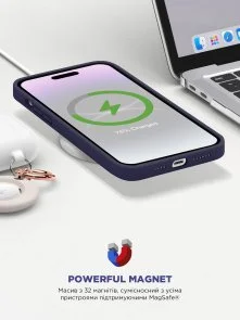 Фото: Чохол ArmorStandart for Apple iPhone 14 Pro - ICON2 MagSafe Elderberry (ARM68403) № 9 | KTC