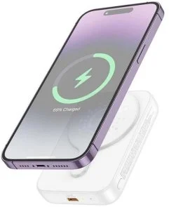 Фото: Батарея універсальна Hoco J117A Esteem 10000mAh 20W White (6942007605830) № 3 | KTC