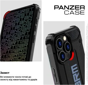 Фото: Чохол ArmorStandart for Apple iPhone 13 Pro - Panzer Black (ARM70796) № 3 | KTC