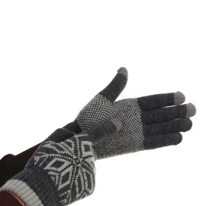 Фото: Рукавичкки ArmorStandart Touch Gloves Snowflake Light Grey (ARM59995) № 3 | KTC