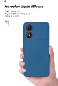 Фото: Чохол ArmorStandart for ZTE Blade A34 - ICON Camera cover Blue (ARM78957) № 7 | KTC