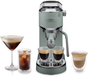 Ріжкова кавоварка DeLonghi EC 890 GR Dedica Duo (EC890GR)