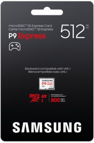 FLASH: Micro SDXC 512Gb Samsung P9 Express UHS-I U3 V30 A1