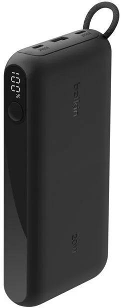 Батарея універсальна Belkin BoostCharge with Display 20000mAh 20W Black (BPB028HQBK)