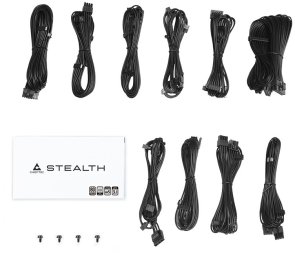 Блок живлення Chieftec 1000W Stealth, ATX, FAN 13.5cm, 80+ Platinum