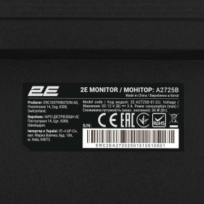 Монітор 2E A2725B Black (2E-A2725B-01.EU)