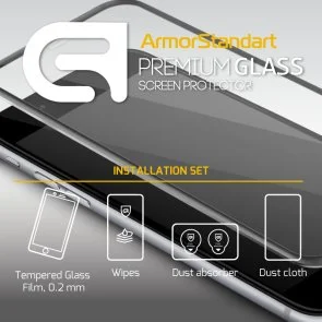 Фото: Захисне скло ArmorStandart for Apple iPhone SE 2022/2020/8 - Glass.CR (ARM49425) № 6 | KTC