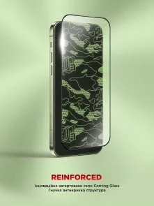 Фото: Захисне скло ArmorStandart for Apple iPhone 17 Pro Max - Corning Black Icon (ARM88500) № 3 | KTC