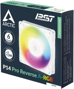 Фото: Кулер Arctic P14 Pro Reverse ARGB White 3pcs (ACFAN00328A) № 7 | KTC