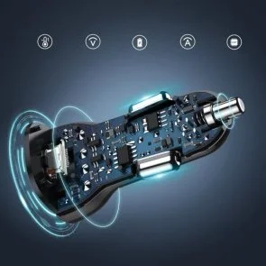 Фото: Автомобільний зарядний пристрій Choetech TC0005 38W Black № 3 | KTC