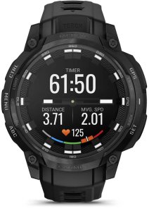 Смарт годинник Garmin Instinct Crossover AMOLED - Tactical Edition Black (010-03398-02)
