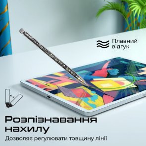 Стилус Promate Transpen for iPad Black (6959144065397)