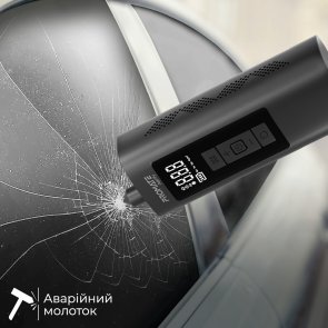 Автомобільний компресор Promate Aerify 150 psi Black (6959144061214)