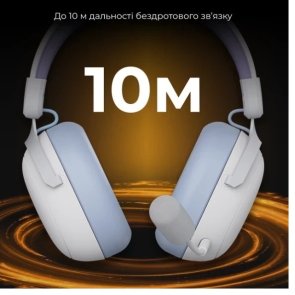 Гарнітура Ajazz AHM08 Max WL/BT Purple/White/Blue (AHM08-MAX-PWB)