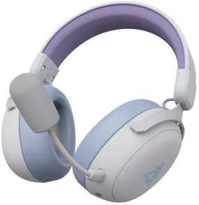 Гарнітура Ajazz AHM08 Max WL/BT Purple/White/Blue (AHM08-MAX-PWB)