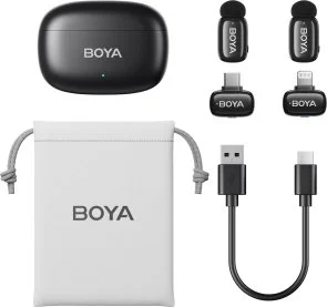 Фото: Радіосистема BOYA mini-12 Type-C/Lightning Black № 6 | KTC